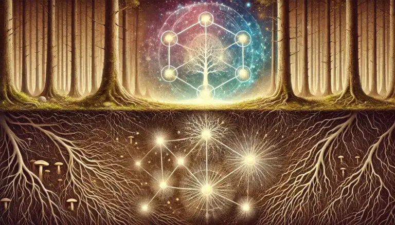 רשתות נסתרות בעולם הטבע והרוח: חיבורים מעמיקים בין Mycilium לקבלה