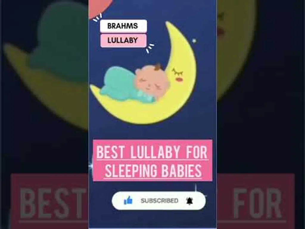 Brahms Lullaby 🎶 Best for Sleepy Baby |  Love Light