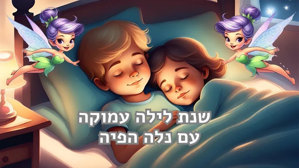 שנת לילה עמוקה וטובה לילדים 🧚 12 דקות סיפור לפני השינה לילדים עם נלה הפיה הקסומה🧚