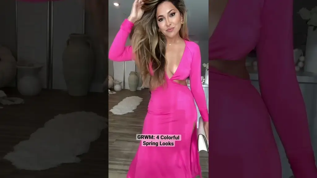 GRWM: 4 Colorful Spring Looks✨ #ootd #fashion #grwm #beauty #style #tutorial #shorts #outfit #glam
